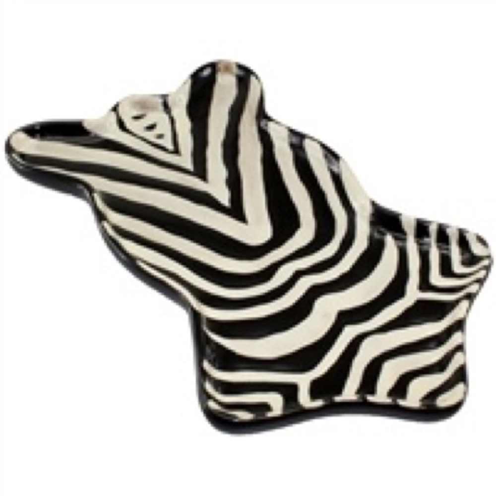 🆕🏬AUCTION PRICE👩🏻‍⚖️ ZELE ZEBRA RUG PLATE